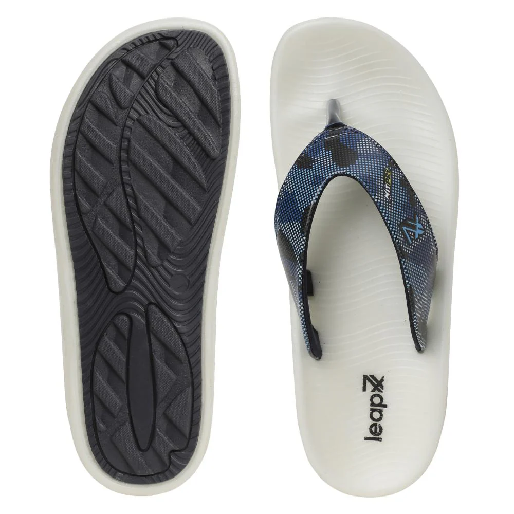 Leap7x By Liberty NITWALK-3 Casual Slides For Mens (Teal Blue) - Image 4