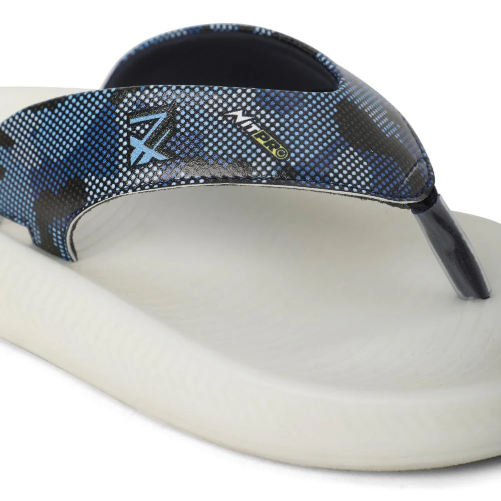 Leap7x By Liberty NITWALK-3 Casual Slides For Mens (Teal Blue) - Image 5