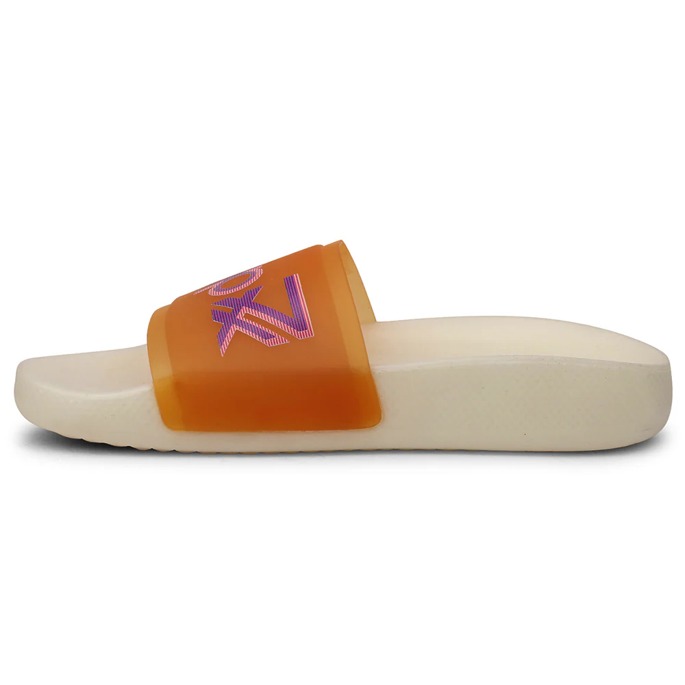 Leap7x NITPRO Casual Peach Slides For Women NITWALK-L9 By Liberty - Image 3