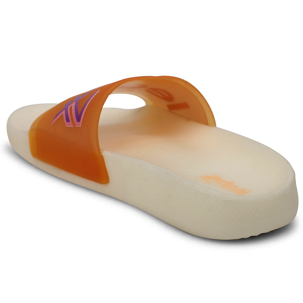 Leap7x NITPRO Casual Peach Slides For Women NITWALK-L9 By Liberty - Image 4