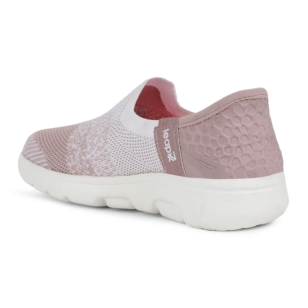 Leap7x Casual Peach Non Lacing Shoes For Kids EAZYGO-10N By Liberty - Image 6