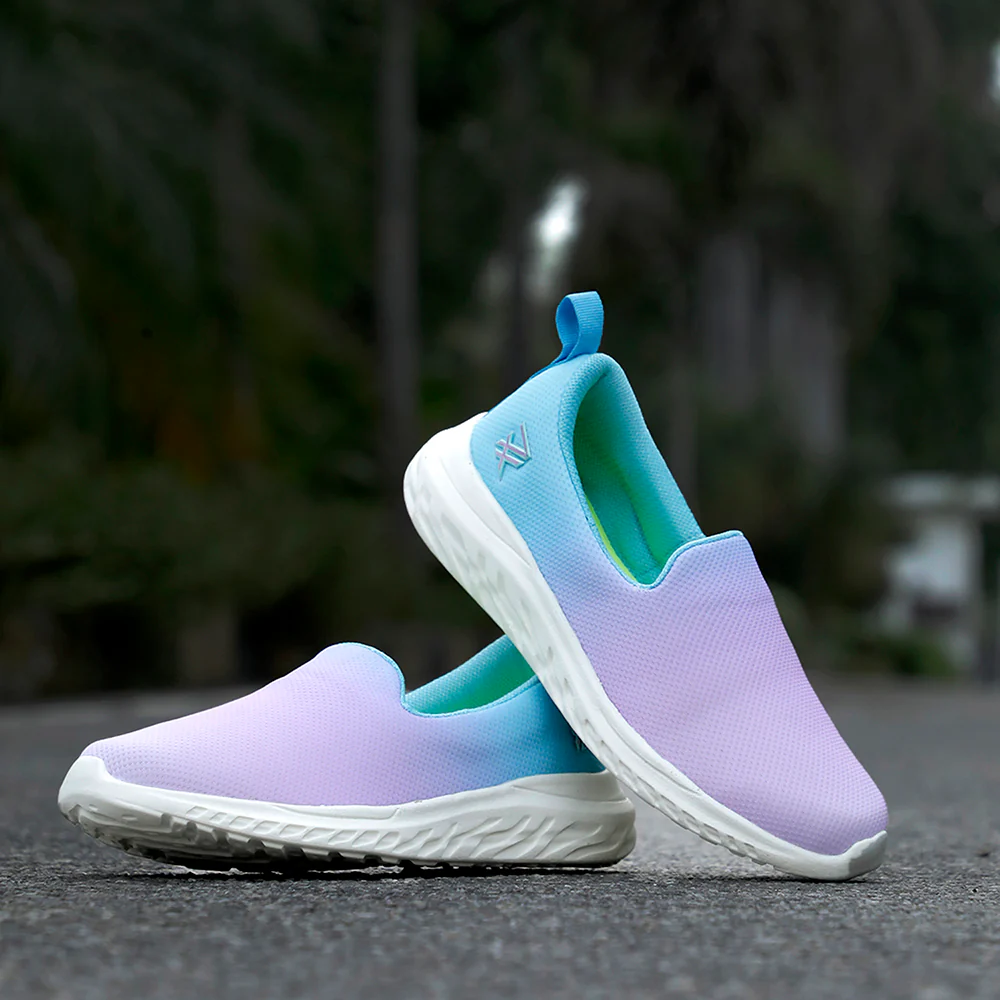 Leap7x Casual Purple Non Lacing Shoes For Kids TURBO-20 By Liberty - Image 4