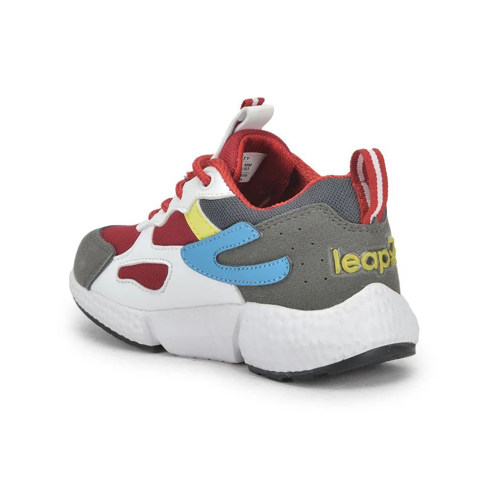 Leap7x Sports Lacing Shoe For Kids (Maroon) CARRY-03 By Liberty - Image 5
