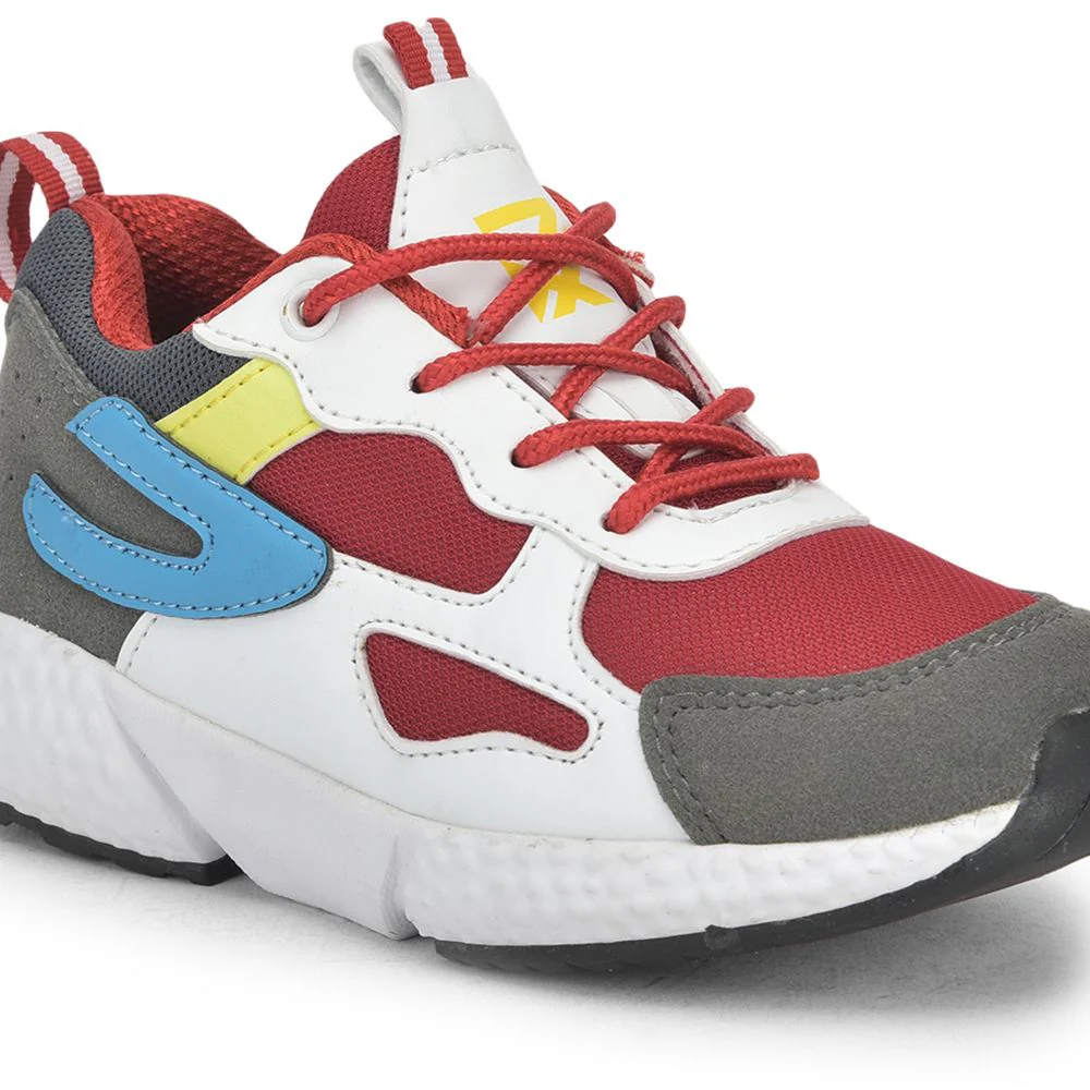 Leap7x Sports Lacing Shoe For Kids (Maroon) CARRY-03 By Liberty - Image 8