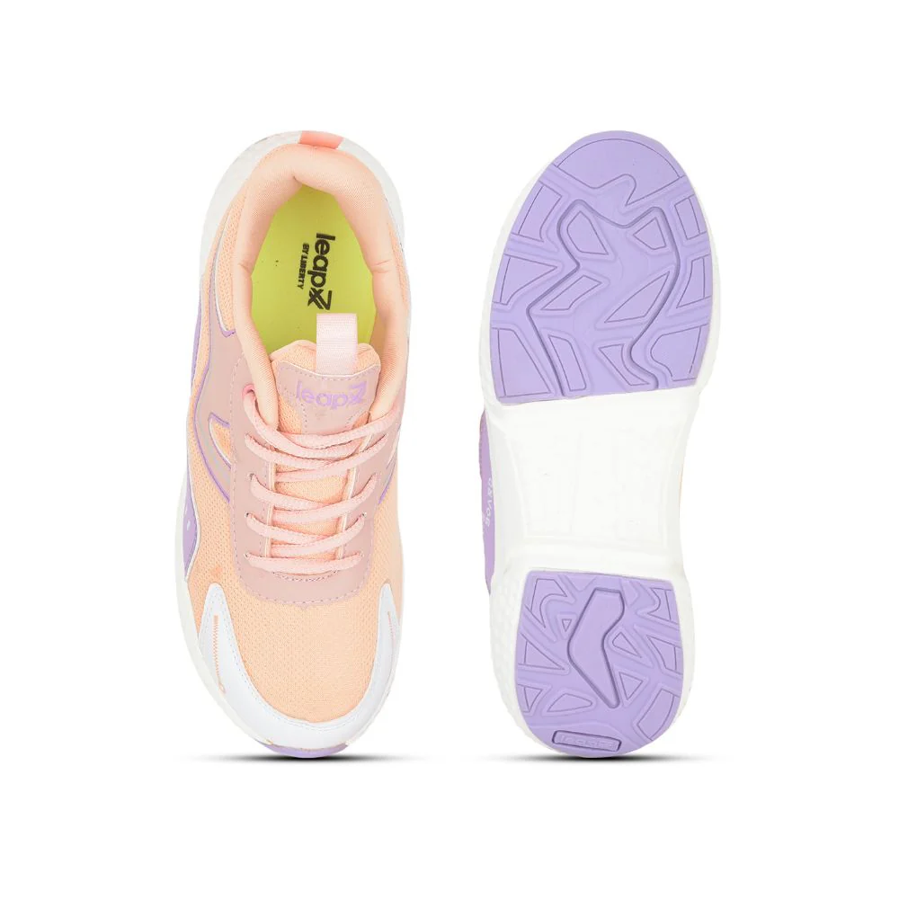 Leap7x Sports Lacing Shoe For Kids (Peach) CARRY-04L By Liberty - Image 3