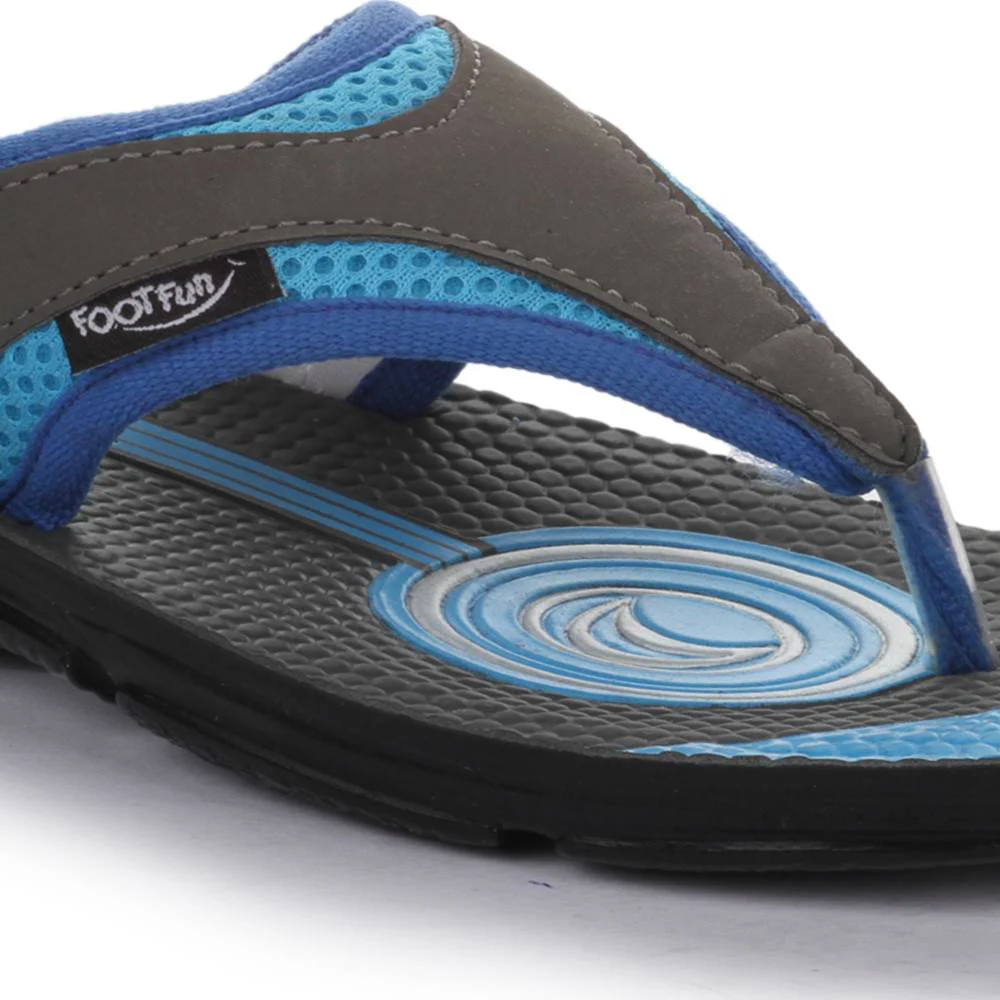Lucy & Luke (Blue) Casual Flip Flop For Kids EASTON By Liberty - Image 3