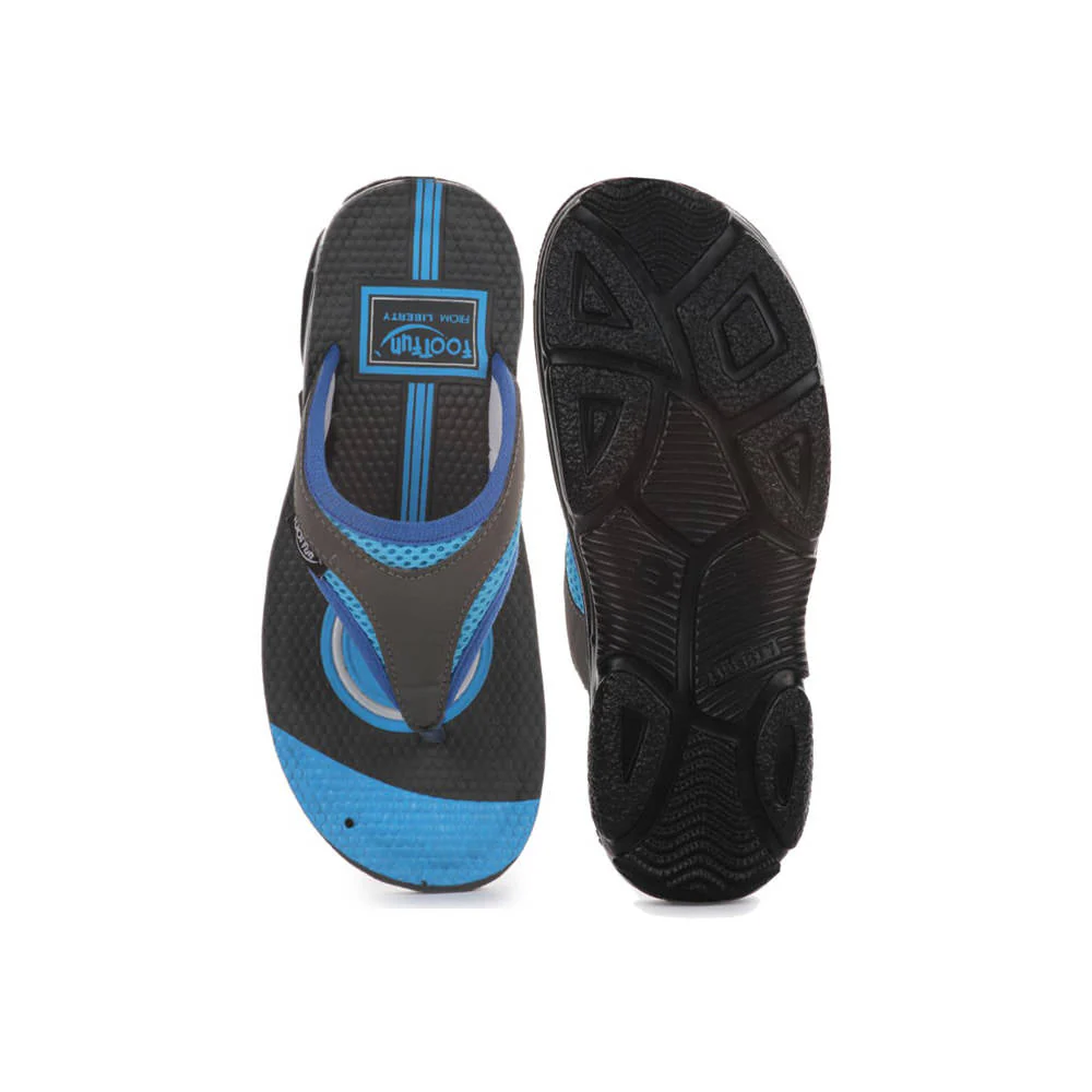 Lucy & Luke (Blue) Casual Flip Flop For Kids EASTON By Liberty - Image 4