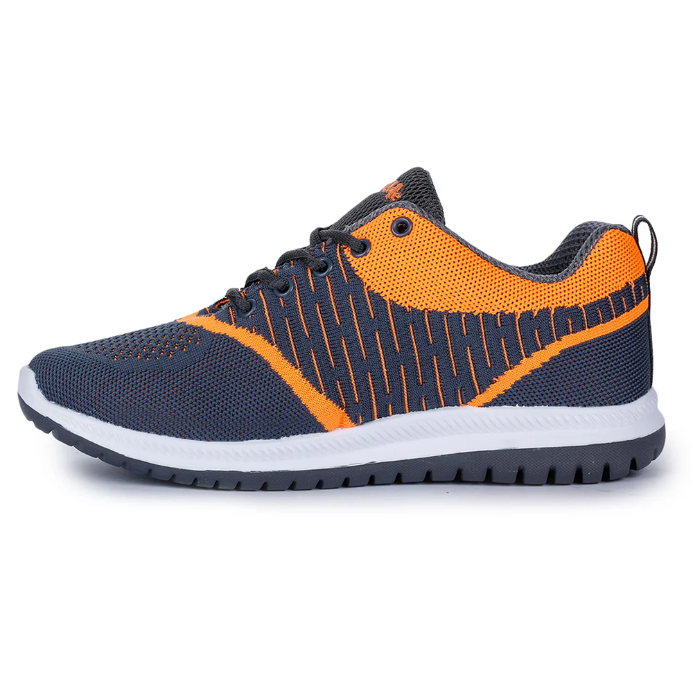 Lucy & Luke Lacing Orange Sports Running Shoes For Kids JAMIE-7 By Liberty - Image 3