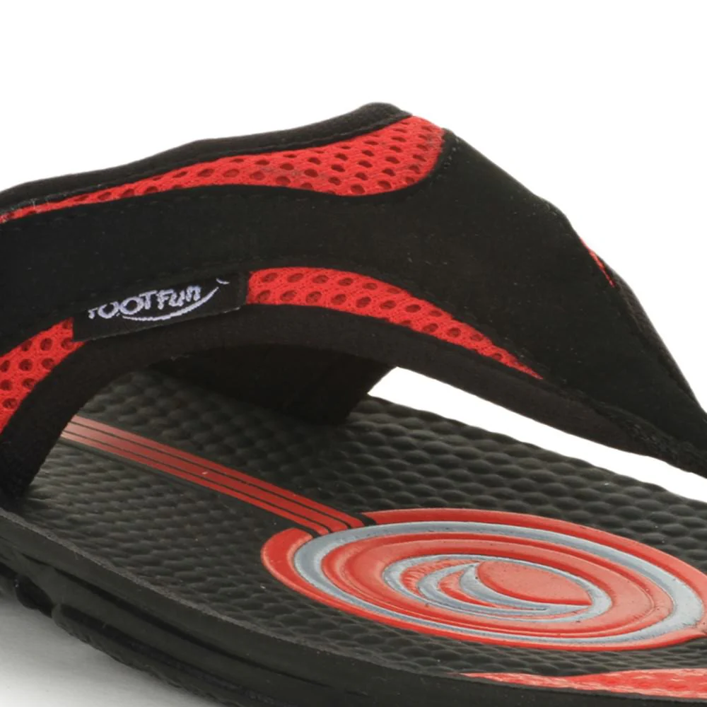 Lucy & Luke (Red) Casual Flip Flop For Kids EASTON By Liberty - Image 7