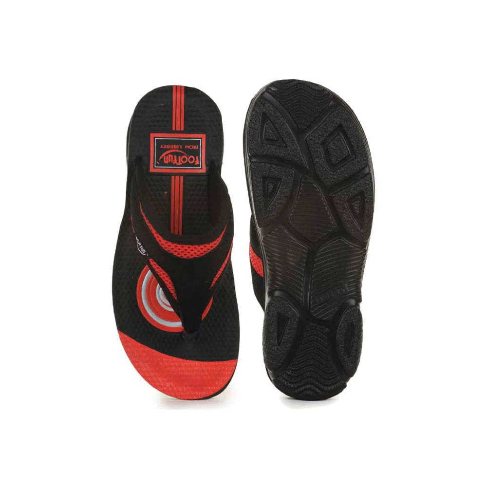 Lucy & Luke (Red) Casual Flip Flop For Kids EASTON By Liberty - Image 8