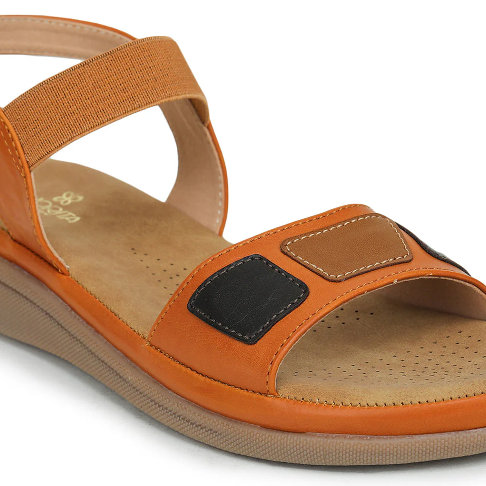 Senorita Casual (Tan) Sandals For Women M17-11 By Liberty - Image 3