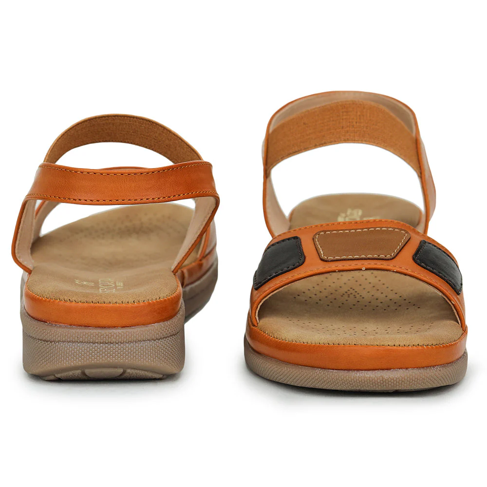 Senorita Casual (Tan) Sandals For Women M17-11 By Liberty - Image 4