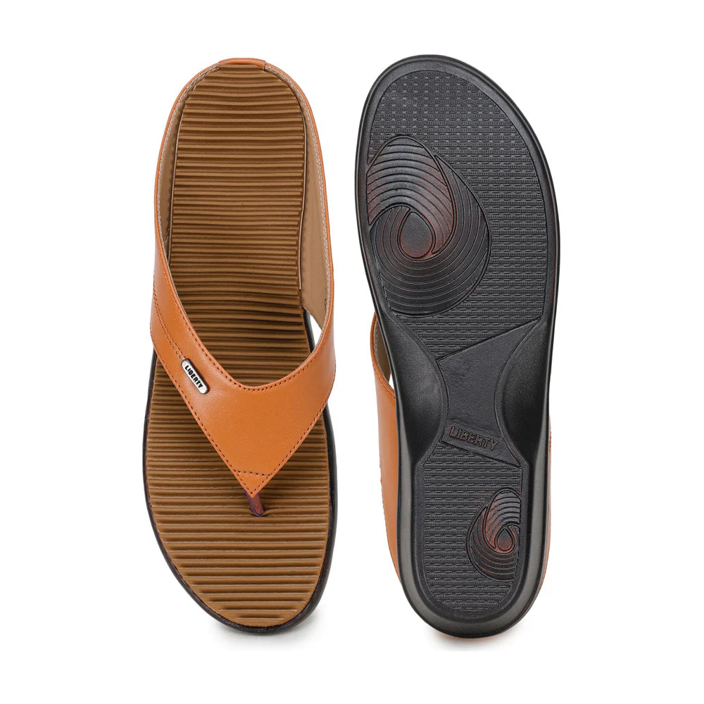 Senorita Casual (Tan) Slipper For Women D1-50 By Liberty - Image 5