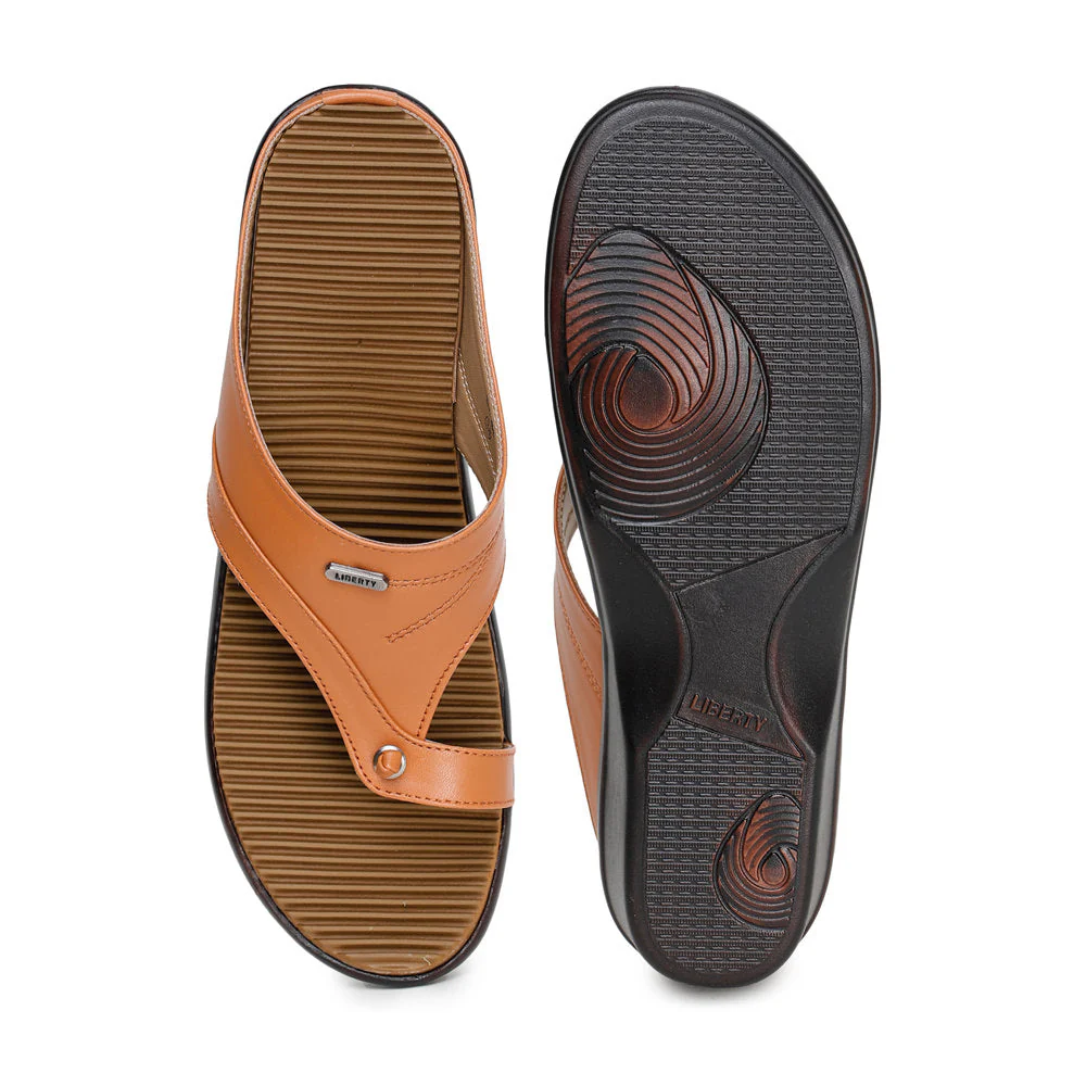 Senorita Fashion (Tan) Thong Sandals For Women D1-52 By Liberty - Image 5